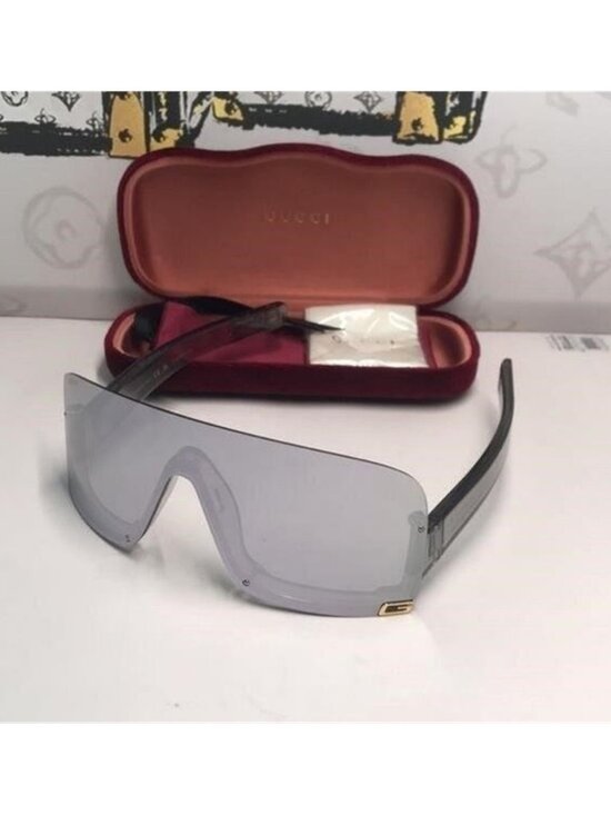Authentic Gucci GG1637S 002 Silver Mirror Sunglasses – New main image 10